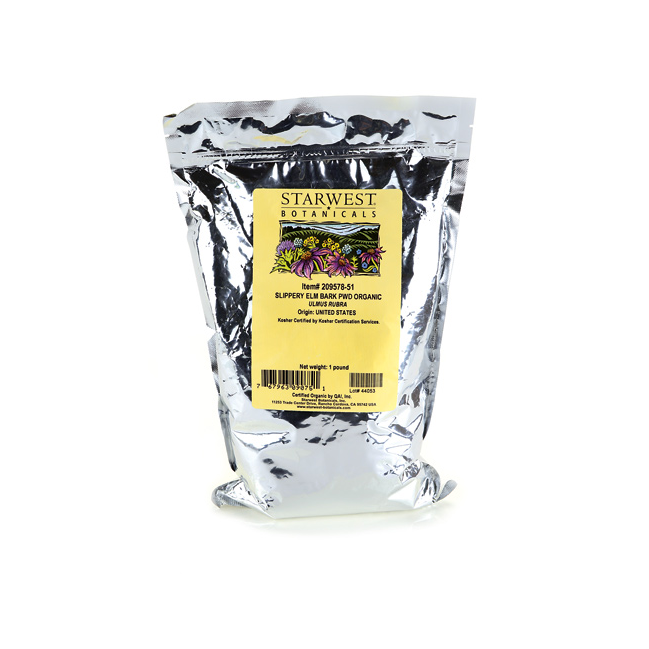 Starwest Botanicals Organic Slippery Elm Bark Powder